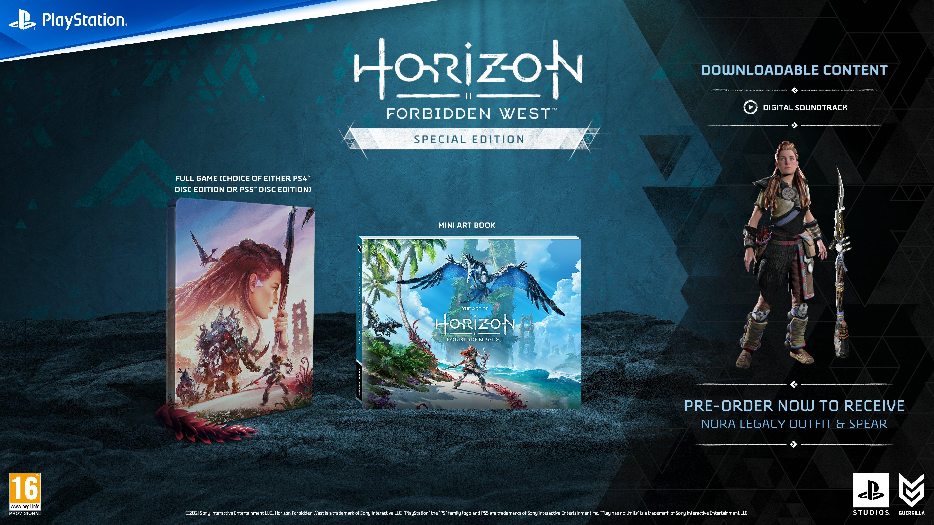 SONY  Horizon 2 Forbidden West - Special Edition (Free upgrade to PS5) 