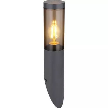 mutoni Lampada da esterno Boston acciaio inox antracite 8x8x40  
