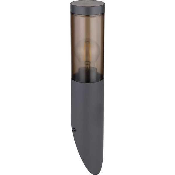 mutoni Lampada da esterno Boston acciaio inox antracite 8x8x40  