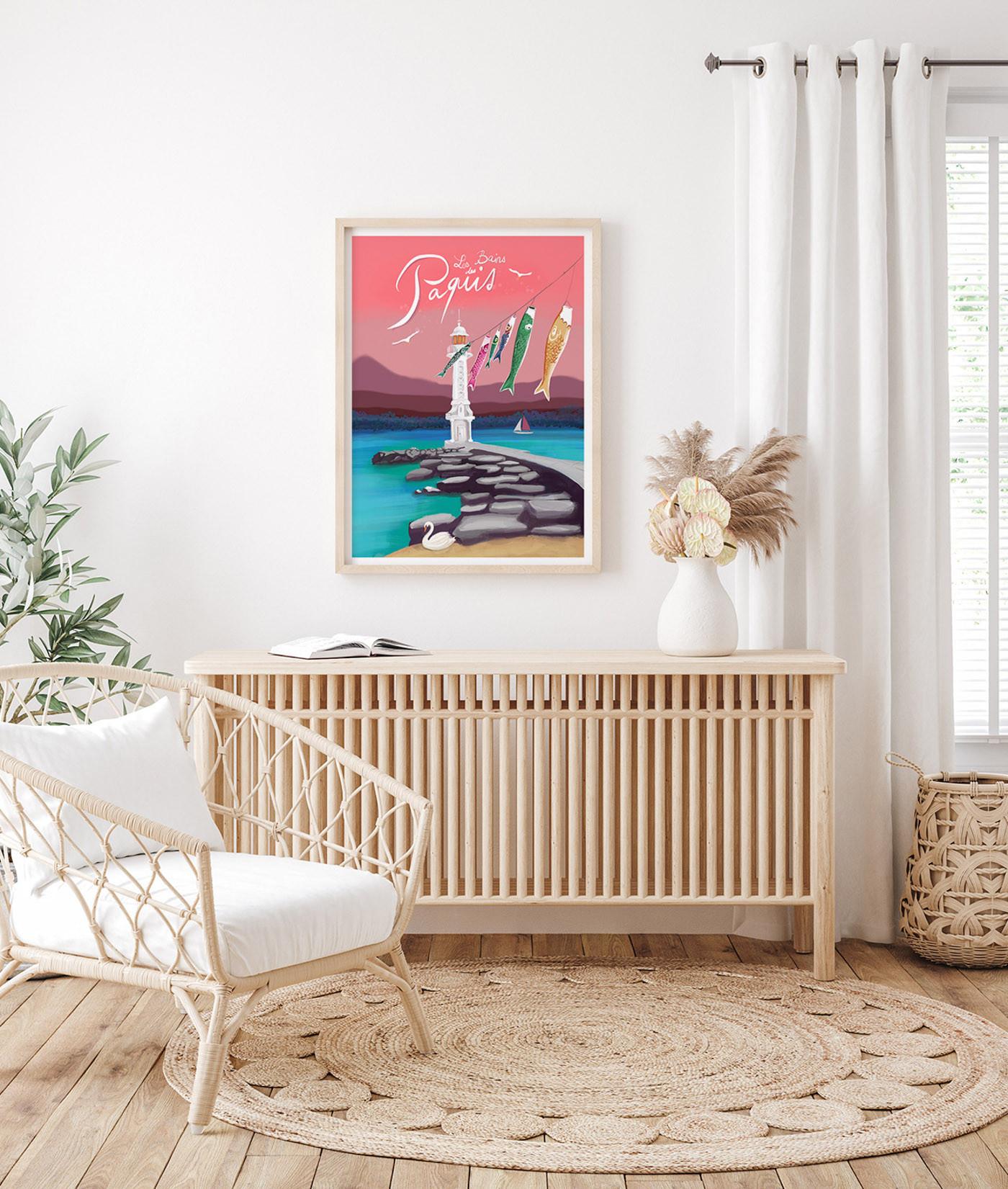 La-Jonx Poster Bains des Paquis - Edition 2022  