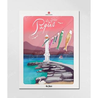 La-Jonx Poster Bains des Paquis - Edition 2022  