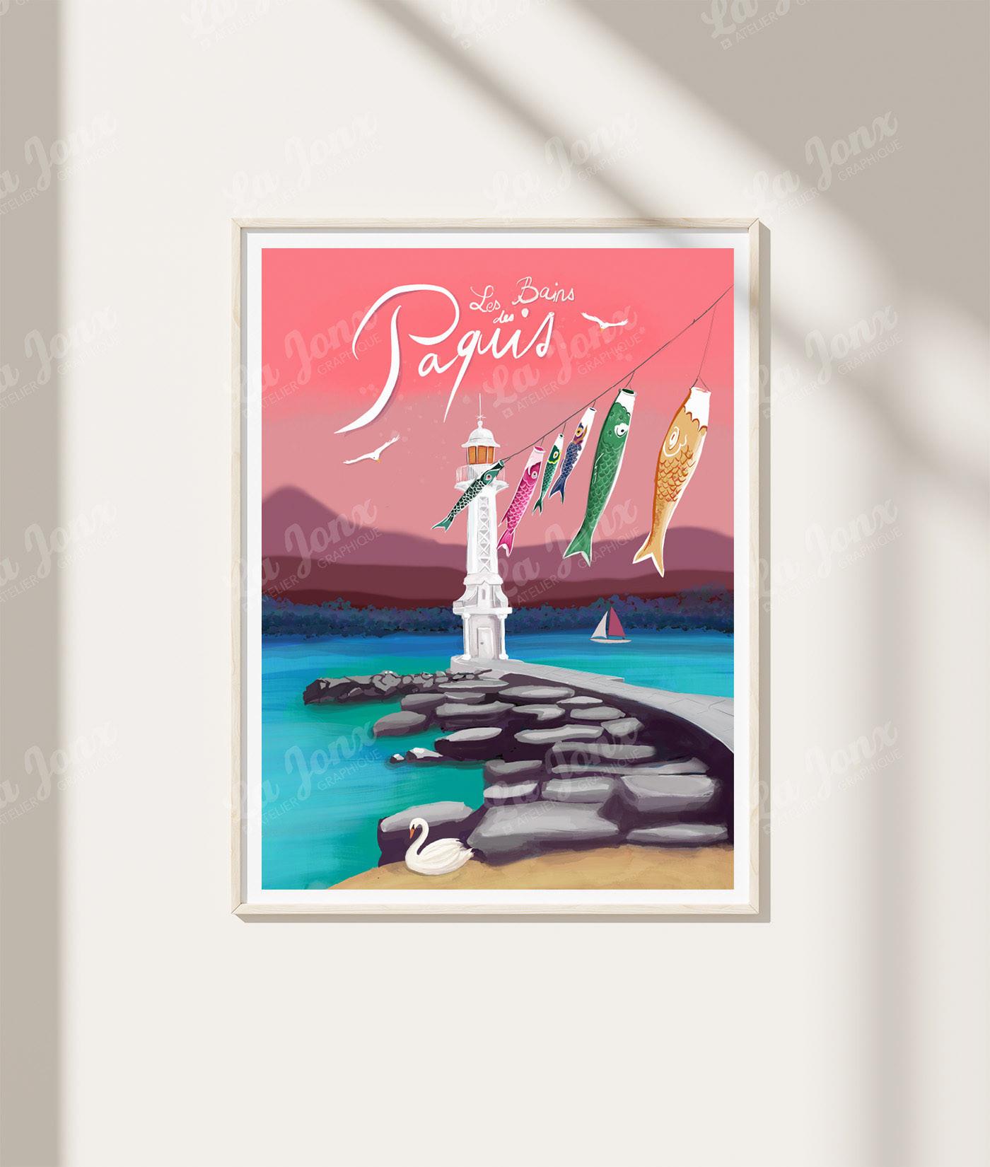 La-Jonx Poster Bains des Paquis - Edition 2022  