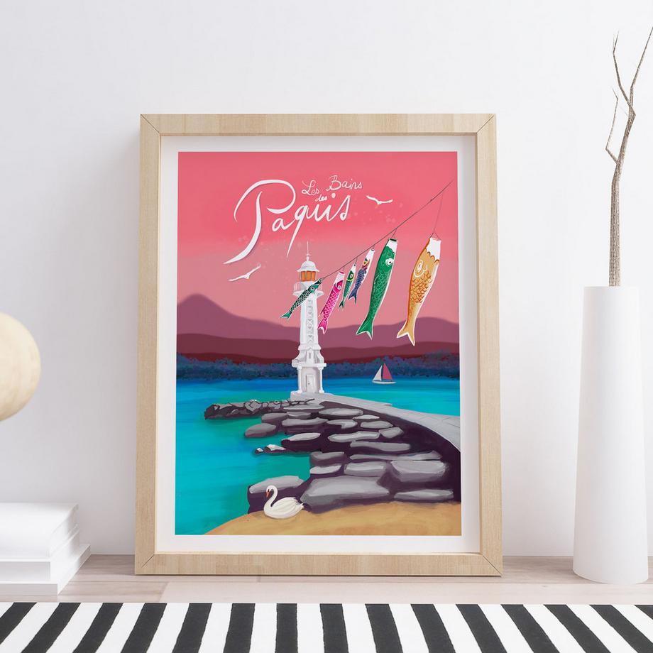 La-Jonx Poster Bains des Paquis - Edition 2022  