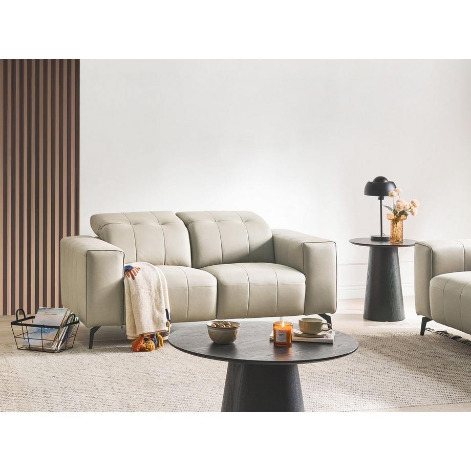 Beliani Canapé 2 places en Cuir écologique vegan  OMMEL  