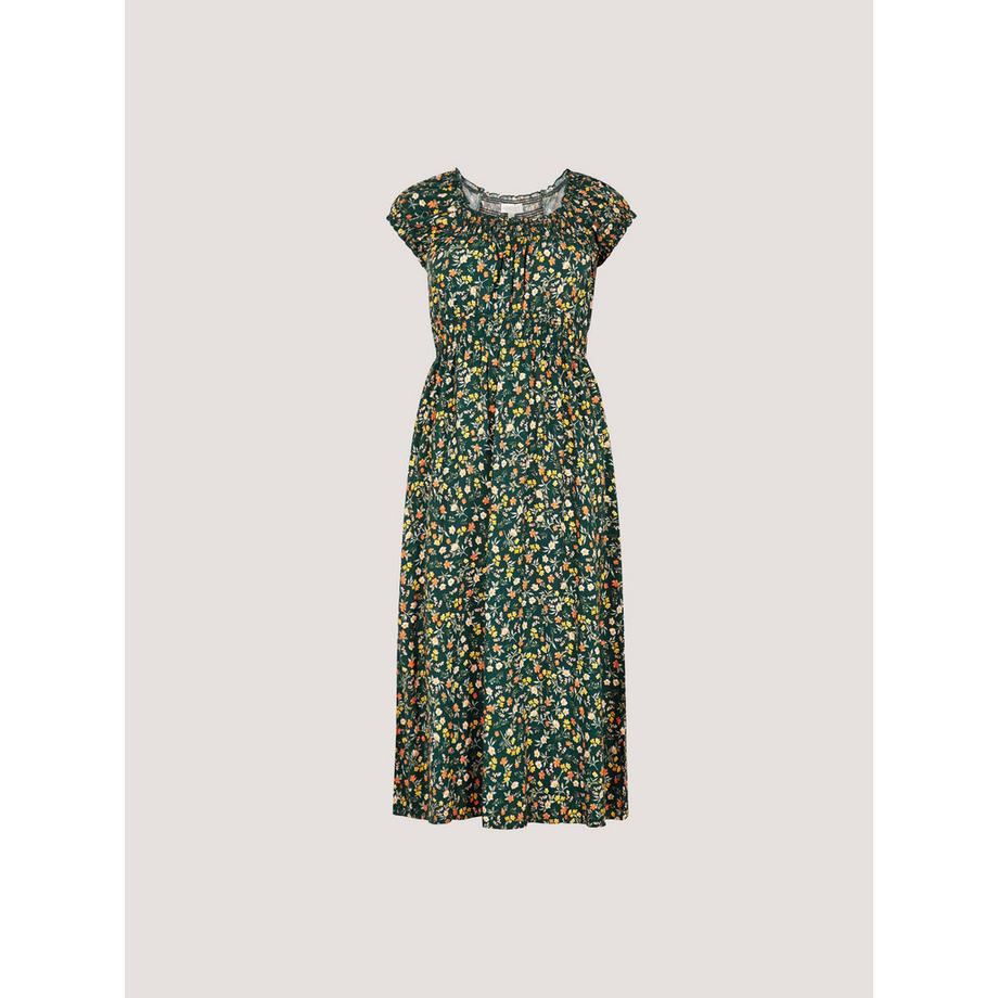 APRICOT Garden Floral Milkmaid Midikleid  