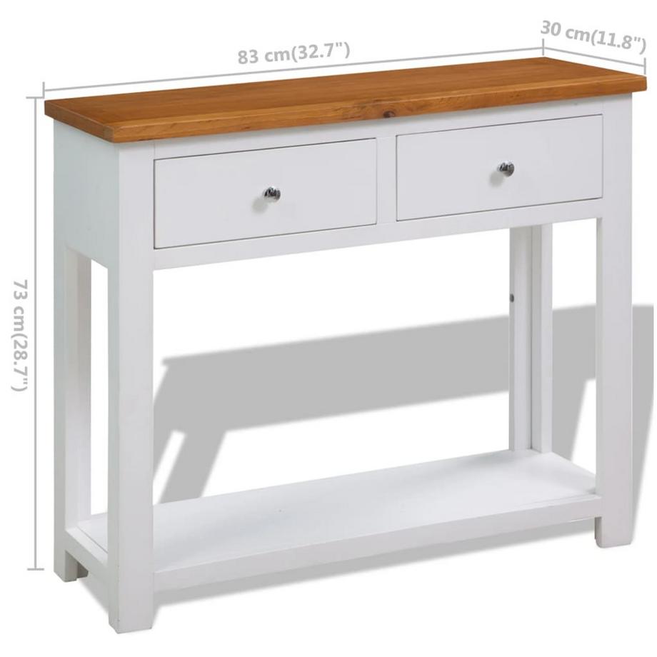 VidaXL Konsolentisch holz  