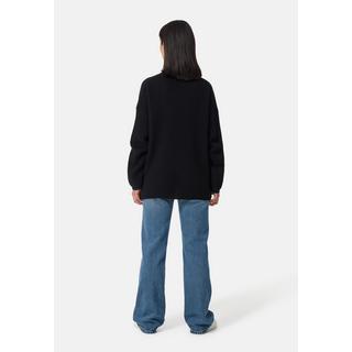 CASH-MERE.CH Wolle Kaschmir Oversize Style Rollkragen Pullover  