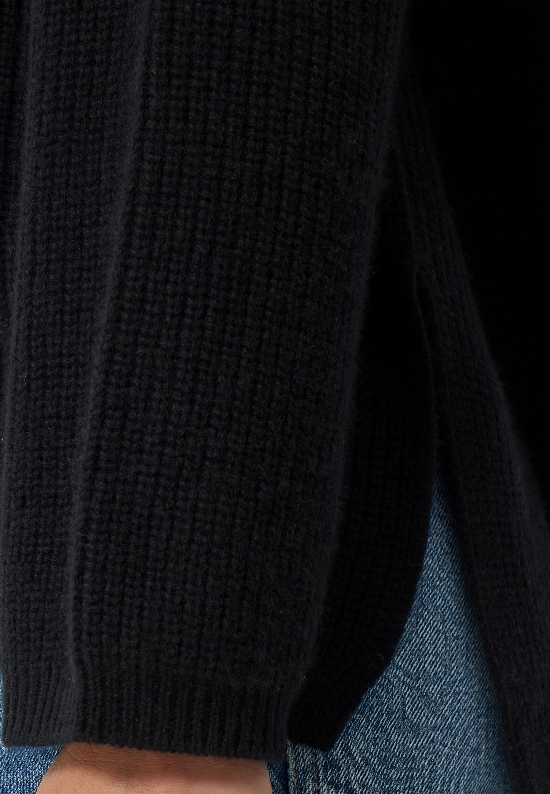 CASH-MERE.CH Wolle Kaschmir Oversize Style Rollkragen Pullover  