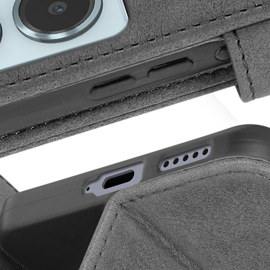 Avizar  Étui Redmi Note 13 Pro 5G Folio Gris 