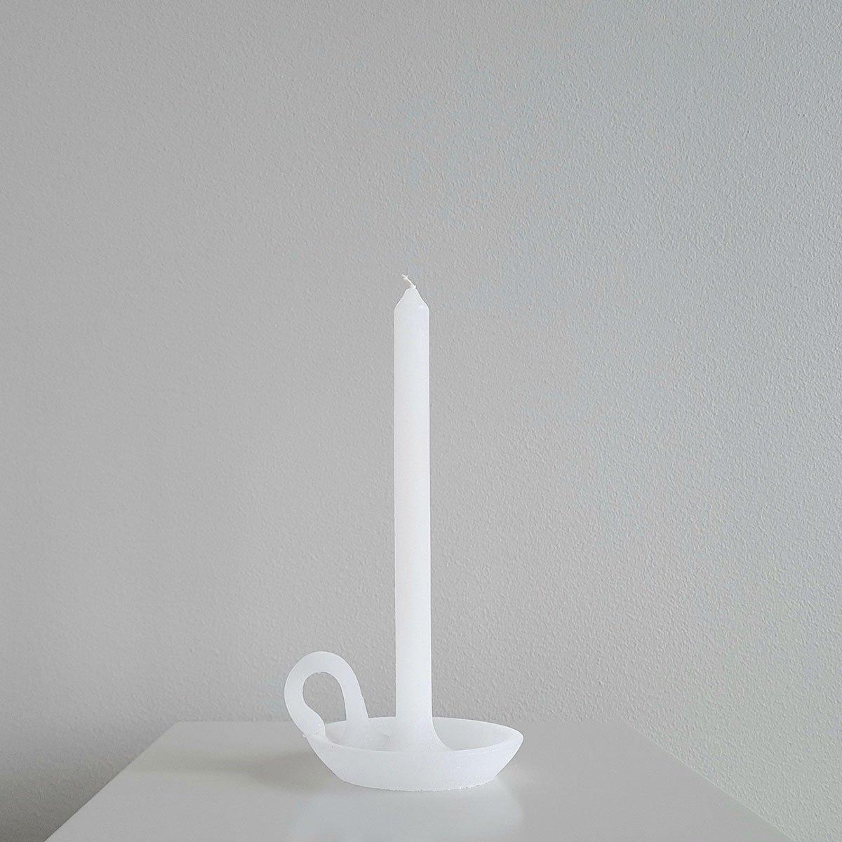 Image of Tallow Candle Soft White - 24cm