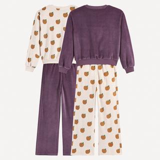 La Redoute Collections  Lot de 2 pyjamas velours 