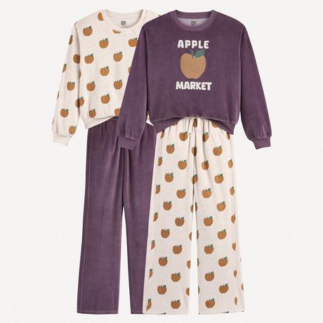 La Redoute Collections  Lot de 2 pyjamas velours 