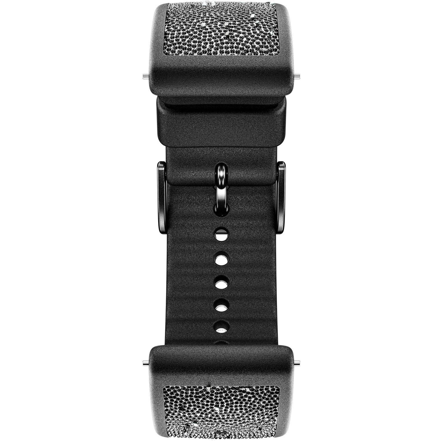 POLAR  Bracciale Cristallo 20mm Nero S-M 