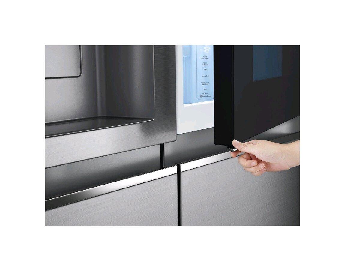 LG GSXV91PZAE - Side-by-Side Kühlschrank InstaView mit gefrierfach, 635 l, E  