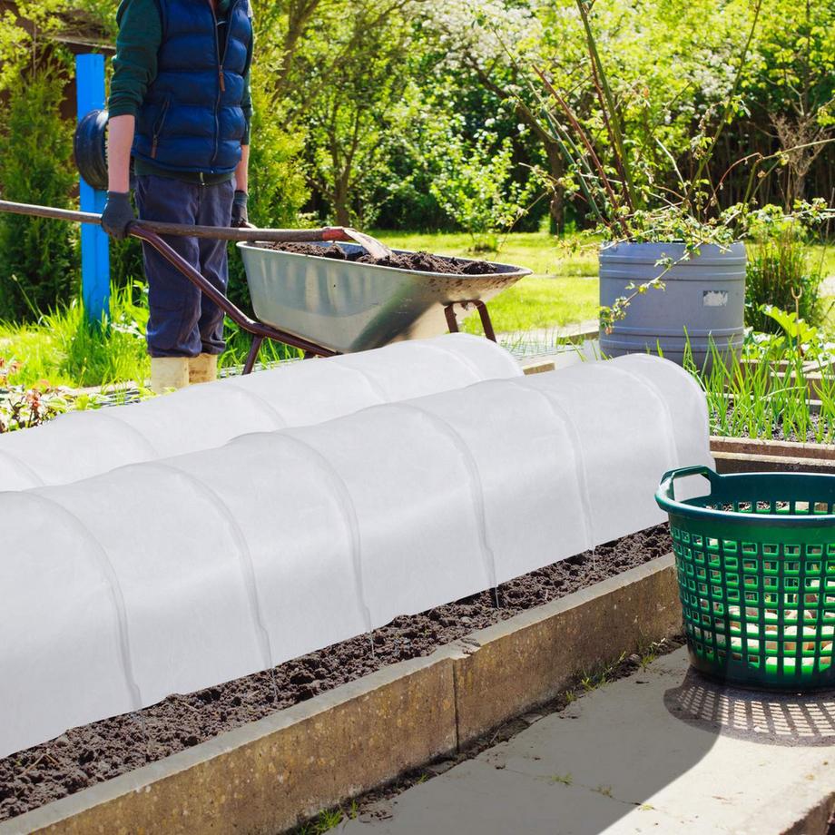 B2X Tunnel di piantagione in tessuto non tessuto 7 m set da 2  