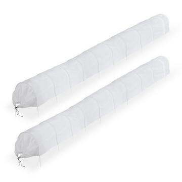 Tunnel di piantagione in tessuto non tessuto 7 m set da 2