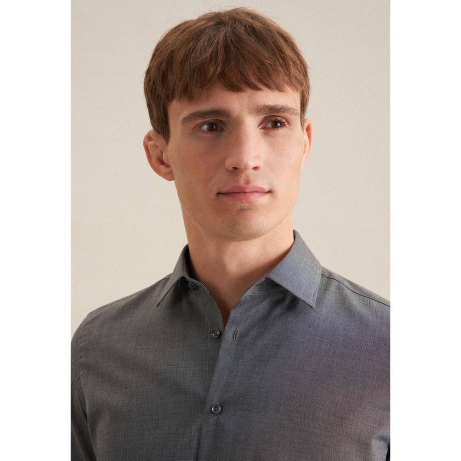 Seidensticker Camicia Business Slim Fit Manica Corta Tinta Unita  