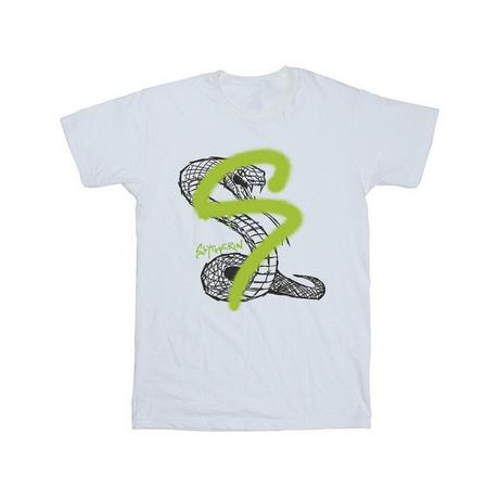 Harry Potter Slytherin Cobra Grafik Print T-Shirt  