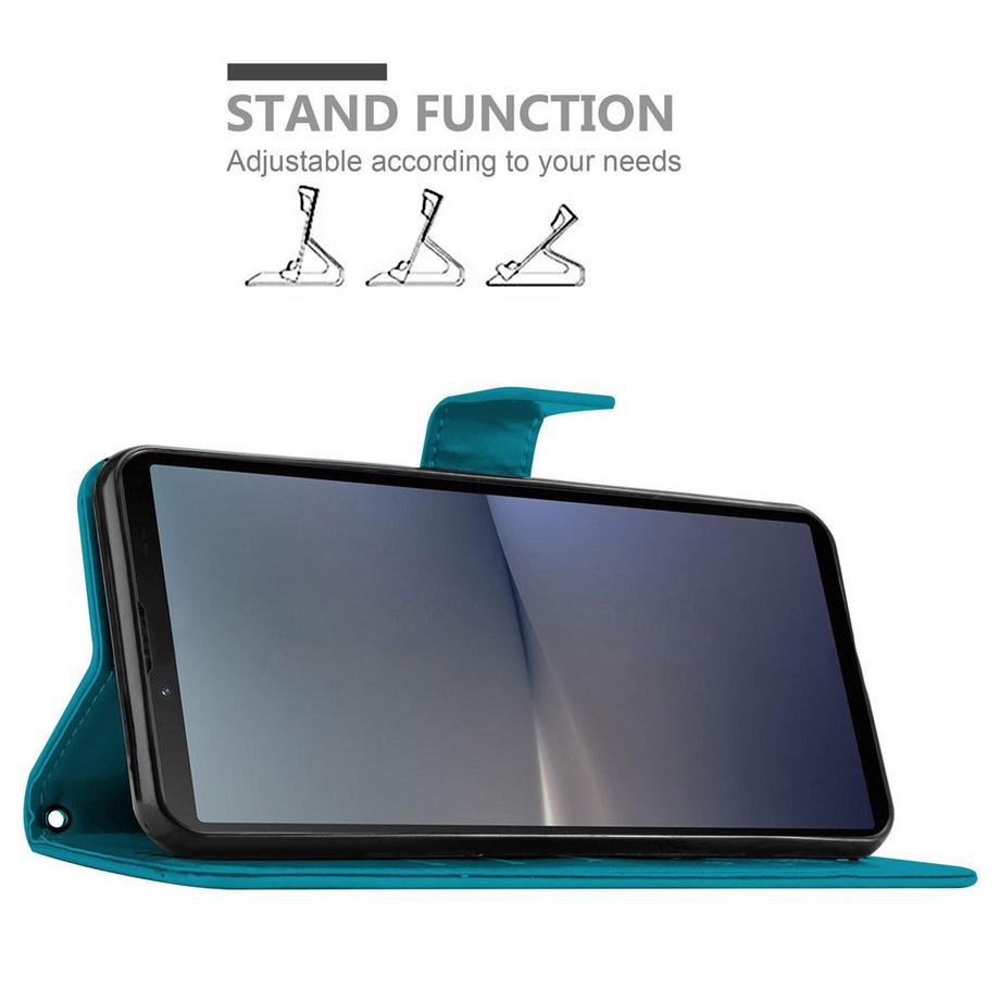 Cadorabo  Sony Xperia 10 V Hülle mit Blumen Muster 