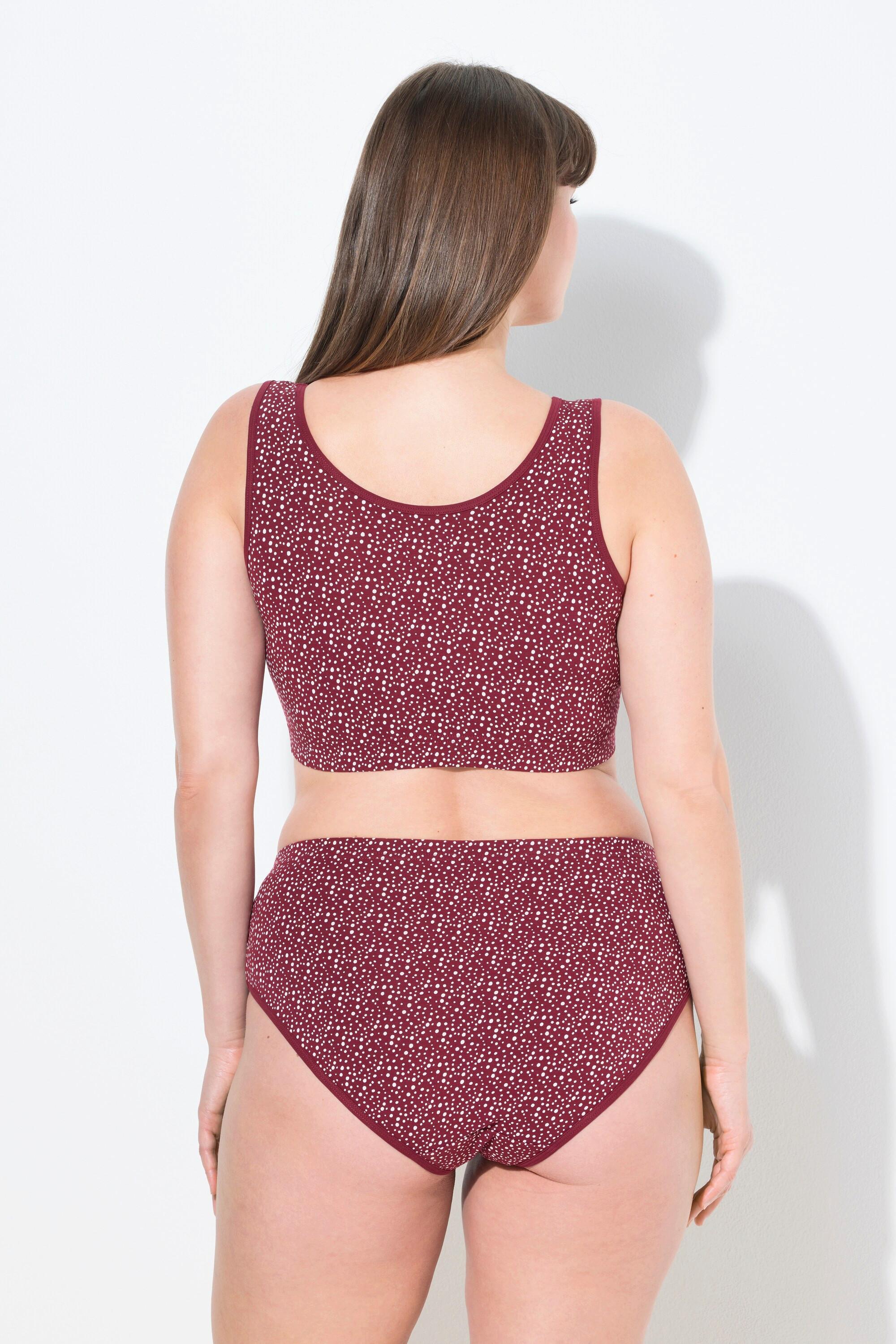 Ulla Popken Brassière à pois sans armatures  