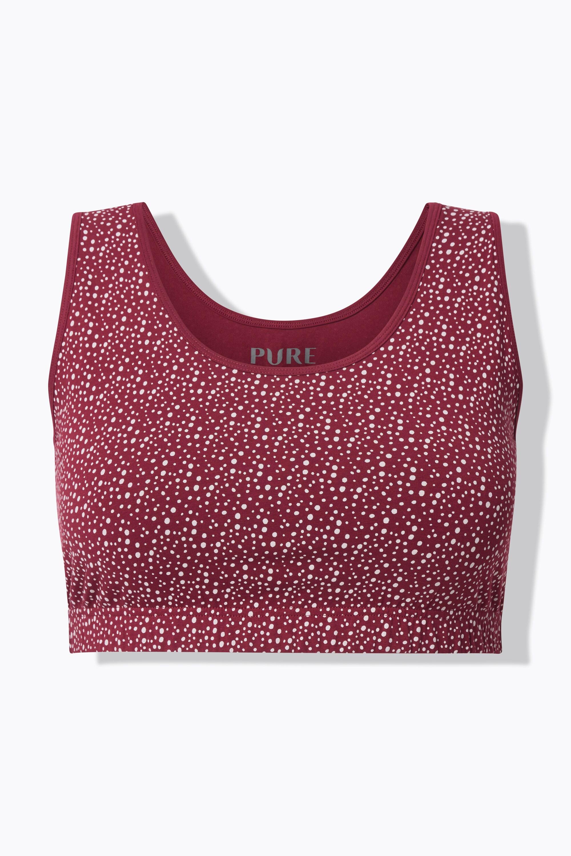 Ulla Popken Brassière à pois sans armatures  