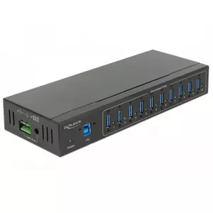 63919 Schnittstellen-Hub USB 3.2 Gen 1 (3.1 Gen 1) Micro-B 5000 Mbit/s Schwarz