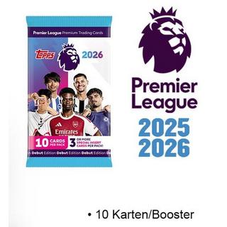 Topps  Premier League Trading Cards 2025/2026 - 1 Booster 