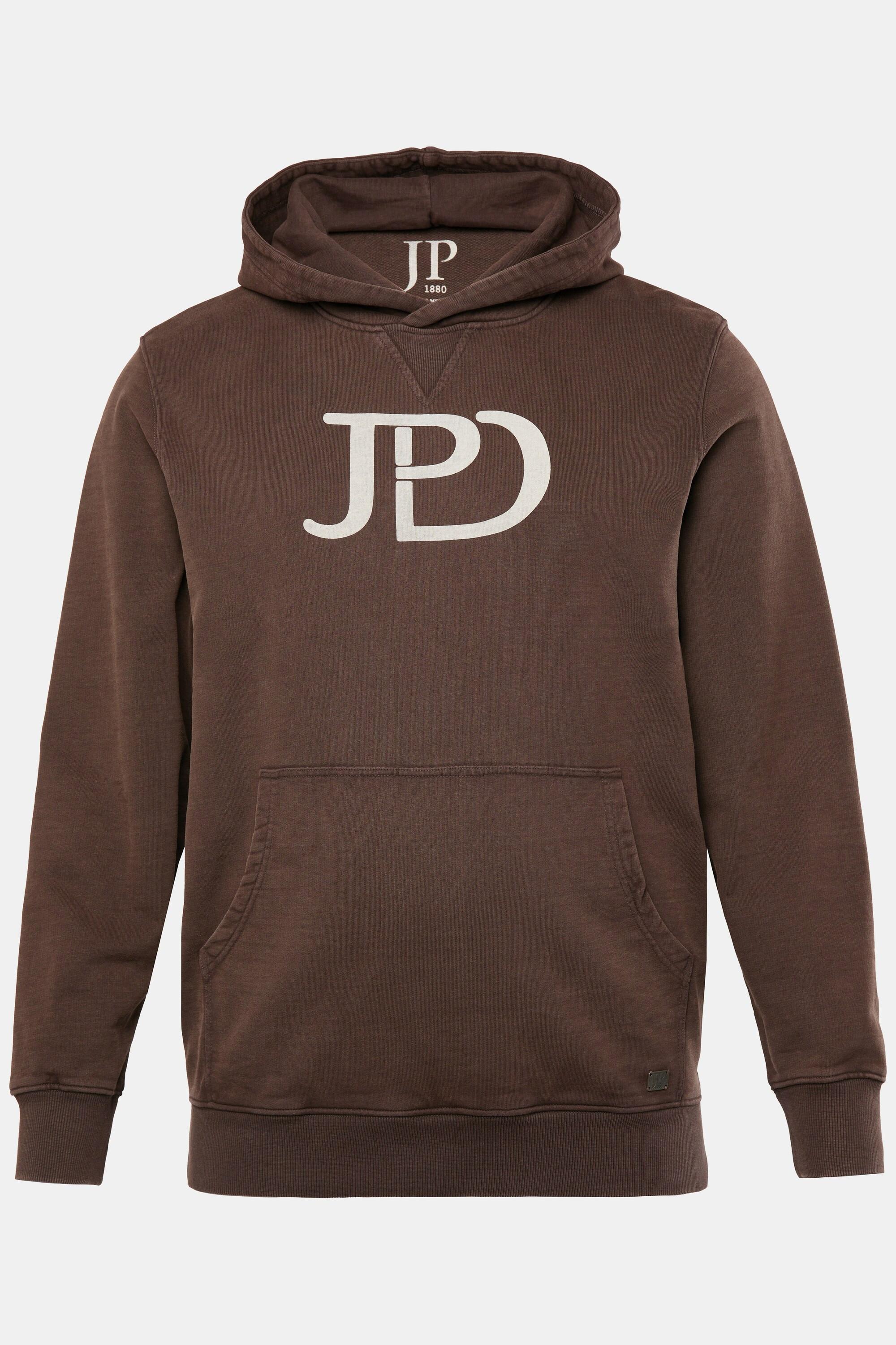 JP1880 Sweat-shirt à capuche Imprimé poitrine Capuche Poche kangourou  
