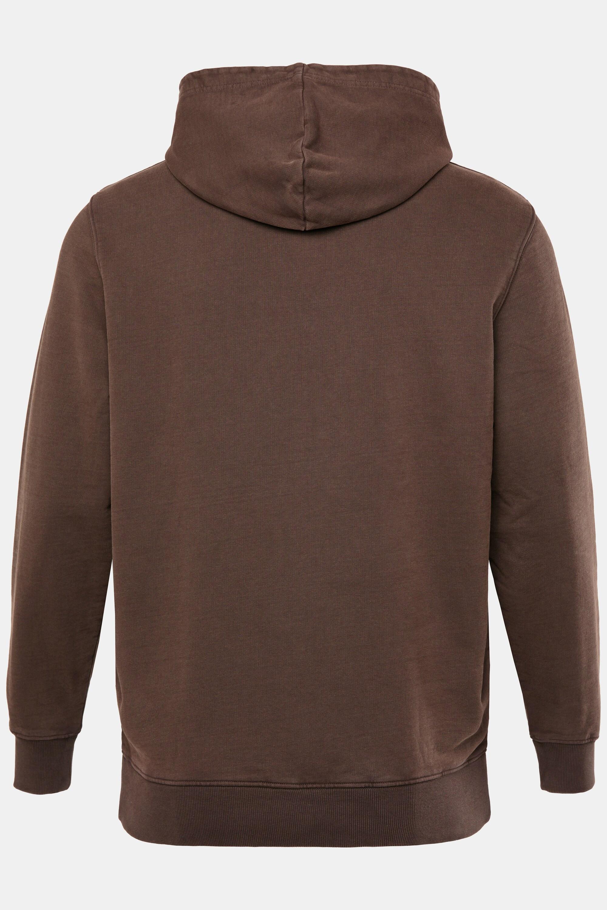 JP1880 Sweat-shirt à capuche Imprimé poitrine Capuche Poche kangourou  