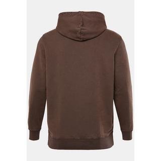 JP1880 Sweat-shirt à capuche Imprimé poitrine Capuche Poche kangourou  