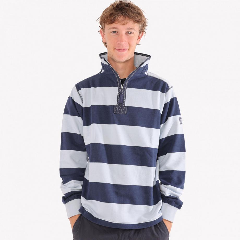 Sweatshirt  ,  mit kurzem Reißverschluss