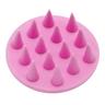 B2X  Brosse en silicone pour massage du cuir chevelu - Rose 