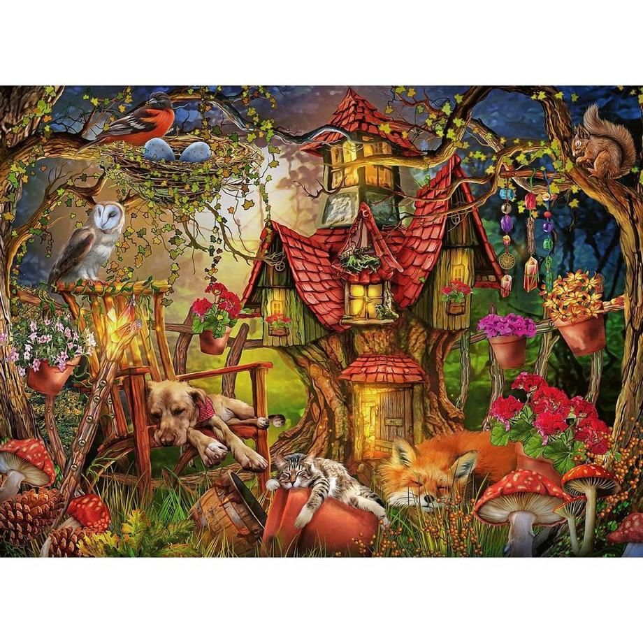 Ravensburger  Puzzle Das Waldhaus (200Teile) 