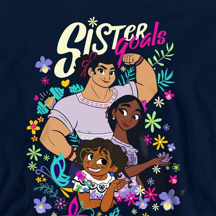 Encanto  Sweat À Capuche Motif Mirabel, Isabela Et Luisa Sister Goals 