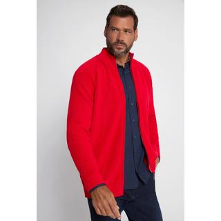 JP1880  Cardigan à col montant et fermeture éclair 