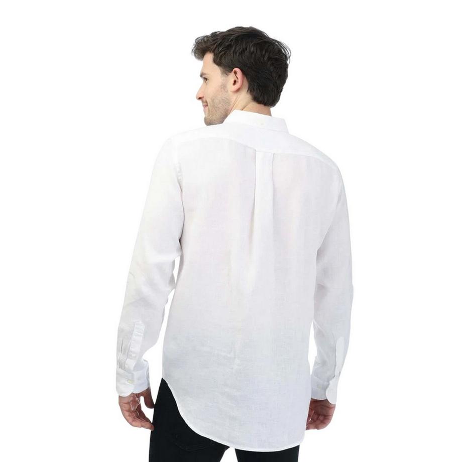 GANT  Camicia Regolare Lino Manica Lunga 