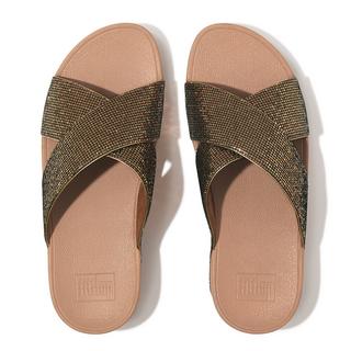 Fitflop  sandales lulu cross slide - glitterball 