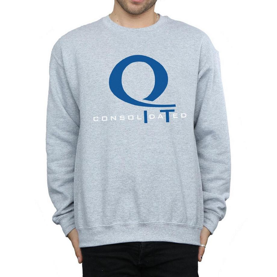 DC COMICS Q Consolidated Logo Print Sweatshirt  