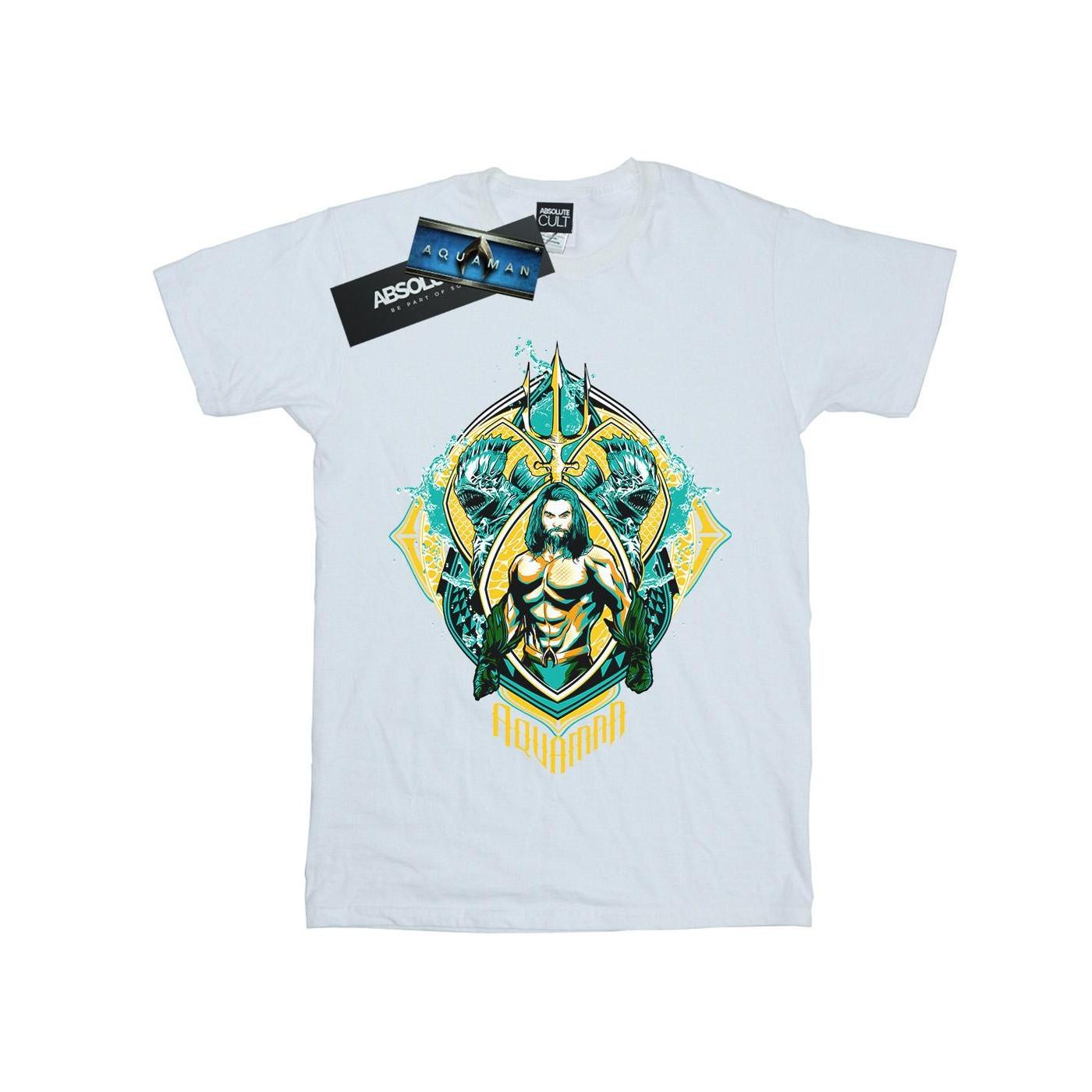 DC COMICS  Tshirt AQUAMAN THE TRENCH CREST 