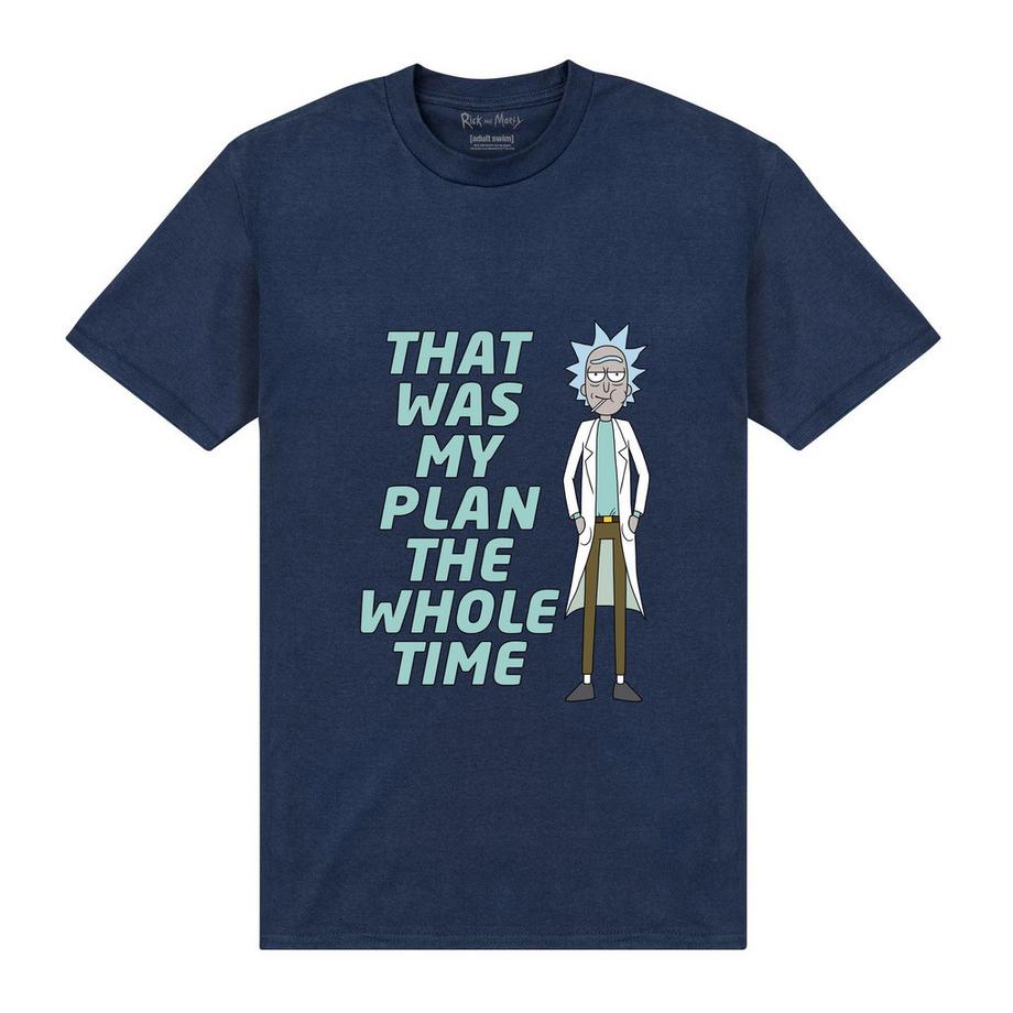 Rick And Morty My Plan T-Shirt Stampata  