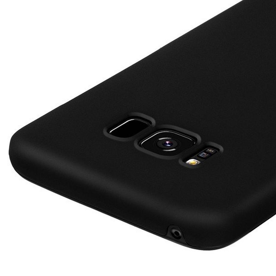 Avizar  Coque intégrale noir Galaxy S8 Plus 