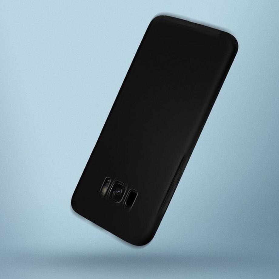 Avizar  Coque intégrale noir Galaxy S8 Plus 