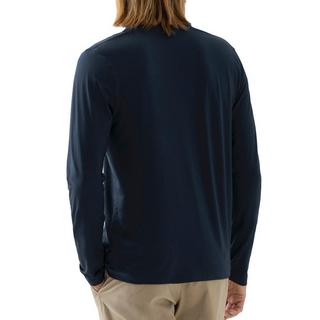 mey Dry Cotton Langarm V-Ausschnitt Shirt  