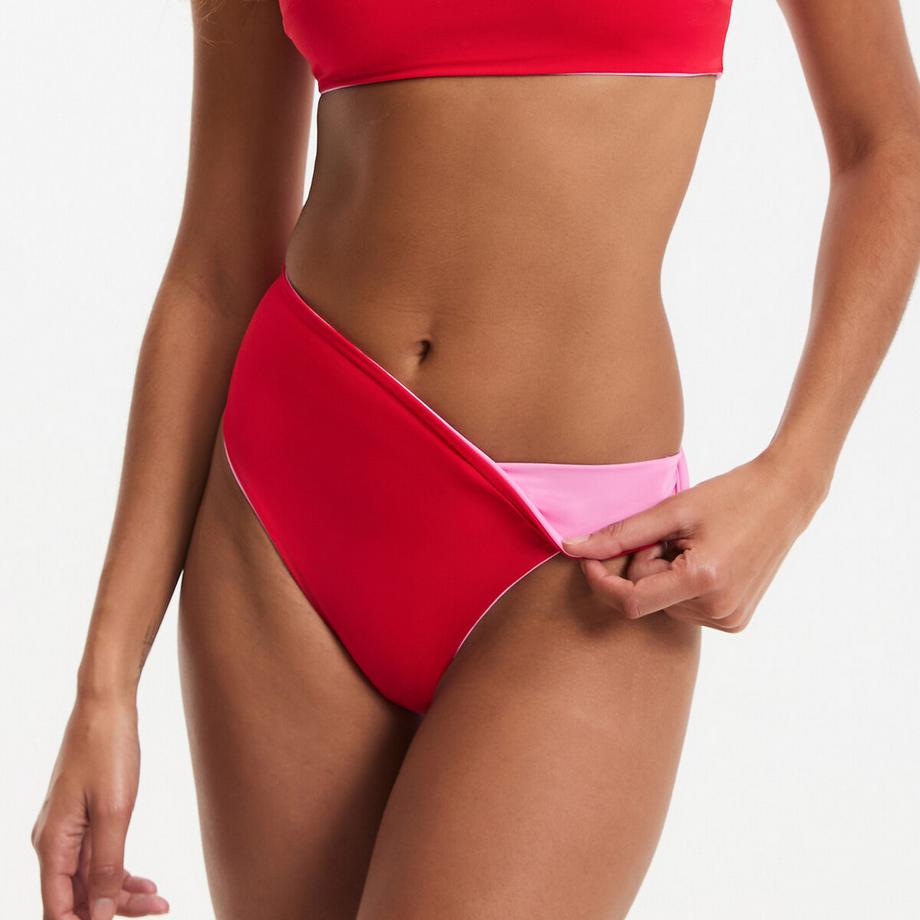 La Redoute Collections Bas de Bikini Réversible Taille Haute  