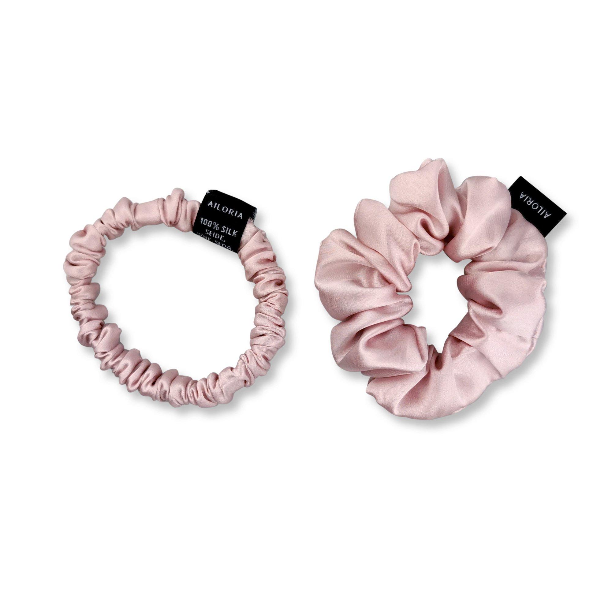 AILORIA  DOUX Set scrunchies S e M in seta 