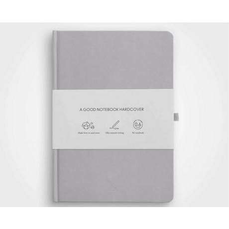 agood company Steinpapier Notizbuch - A5 Hardcover, Liniert  