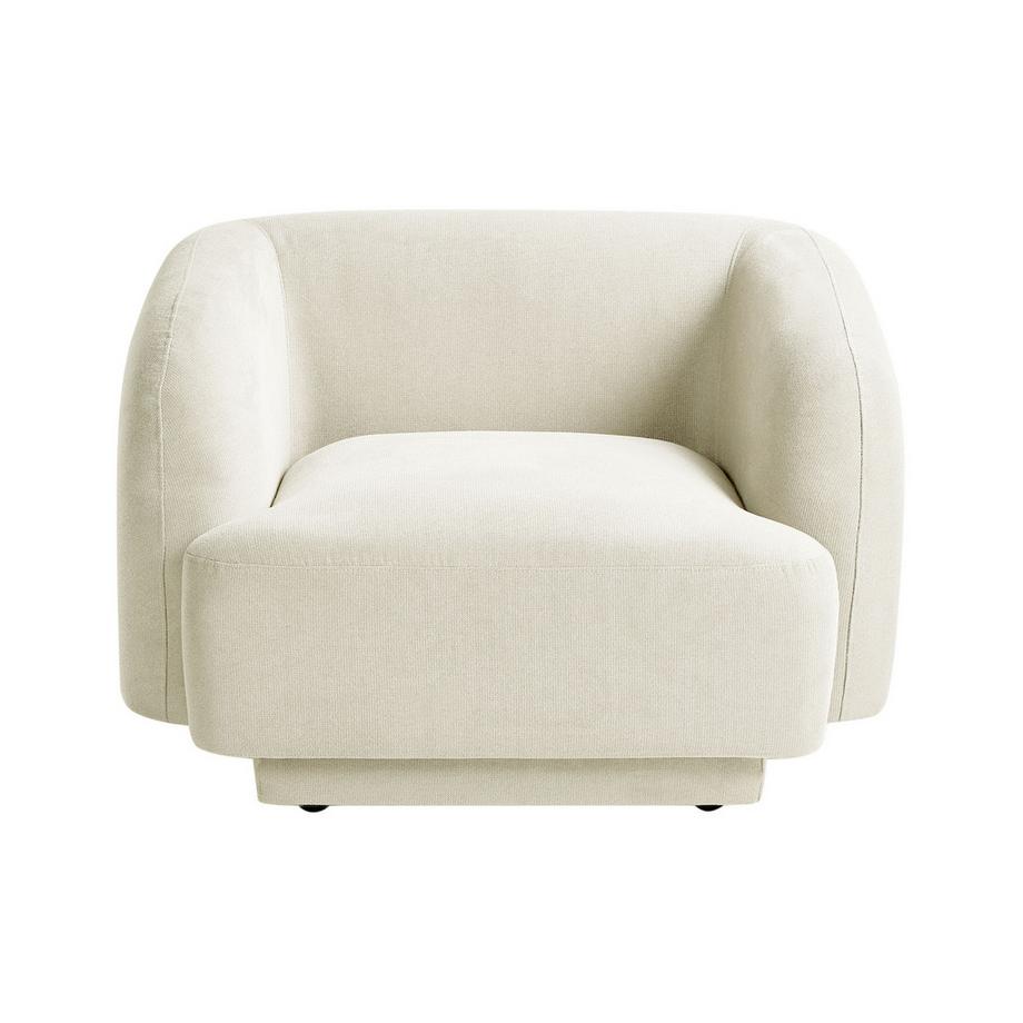 Beliani Fauteuil en Tissu Glamour SKJANES  