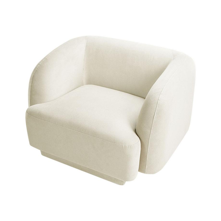Beliani Fauteuil en Tissu Glamour SKJANES  