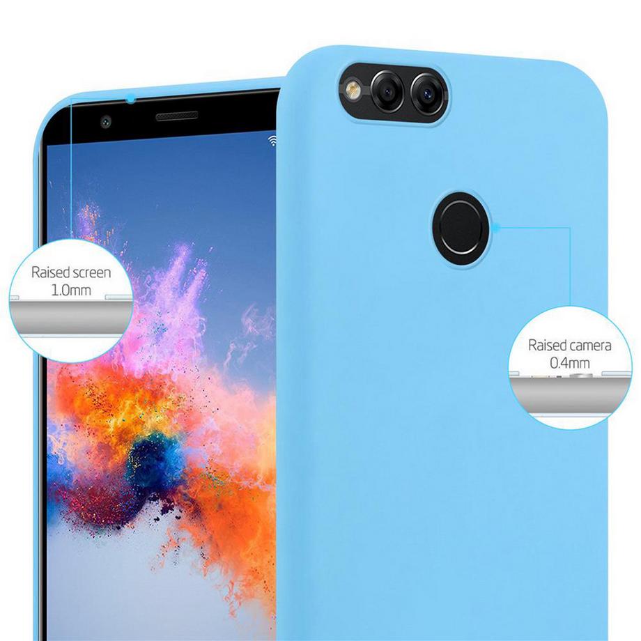 Cadorabo  Housse compatible avec Honor 7X - Coque de protection en silicone TPU flexible 