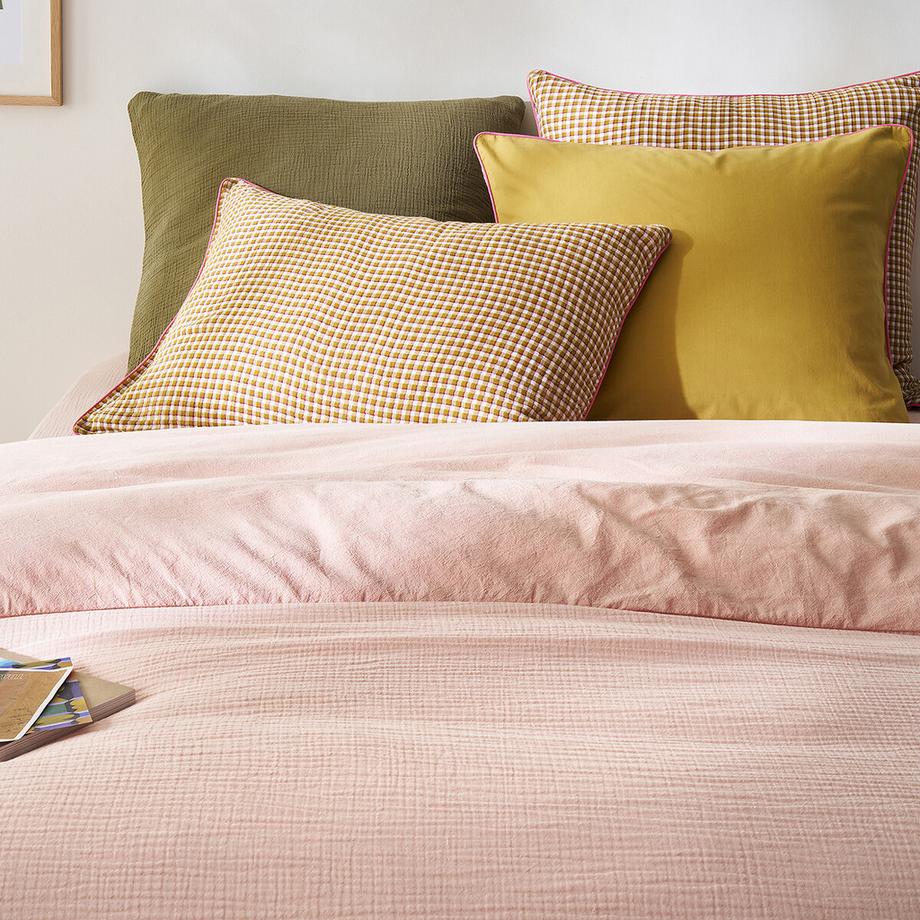 La Redoute Intérieurs Taie d'oreiller gaze de coton/coton lavé  